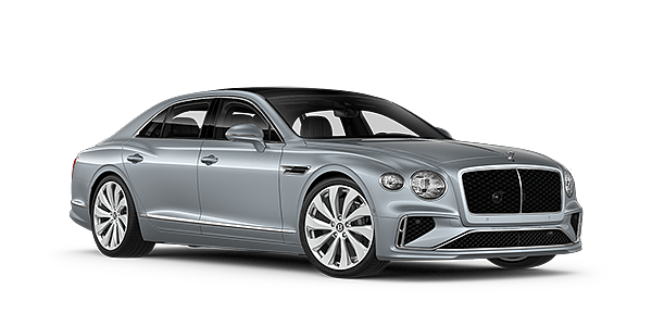 Bentley Yerevan New Bentley Flying Spur sedan front three quarter in Silverlake paint