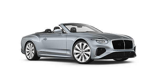 Bentley Yerevan New Bentley Continental GTC convertible front three quarters in Silverlake paint